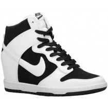 Damen Nike Dunk Sky Hi Essential/Wedge Schwarz/Weiß Sportschuhe