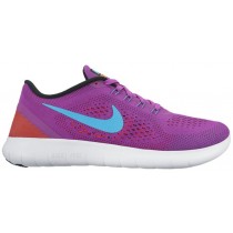 Nike Free Rn Hyper Violett/Schwarz/Gesamt Crimson/Gamma Blau Damen Schuhschaft