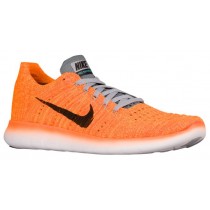 Nike Free Rn Flyknit Laser Orange/Gamma Blau/Cool Grau/Schwarz Damen Runningschuh