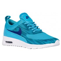 Nike Air Max Thea Frequency Print Damen Laufschuhe Gamma Blau/Dunkel Royal Blau/Weiß/Rio Knickente