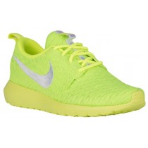 Nike Roshe One Nm Flyknit Volt/Weiß/Elektrisch Grün Damen Runningschuh