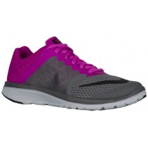 Nike Fs Lite Run 3 Dunkel Grau/Hyper Violett/Wolf Grau/Schwarz Damen Laufschuh 