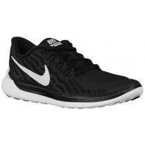 Damen Nike Free 5.0 2015 Schwarz/Dunkel Grau/Taube Grau/Weiß Laufschuhe