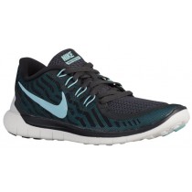 Nike Free 5.0 2015 Anthrazit/Schwarz/Blau Lagoon/Copa Damen Running Schuhe