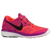 Nike Flyknit Lunar 3 Farbig Perle/Hyper Orange/Court Perle/Schwarz Damen Running Schuhe