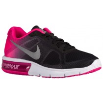 Nike Air Max Sequent Schwarz/Rosa Folie/Cool Grau/Metallic Silber Damen Damen-Laufschuh