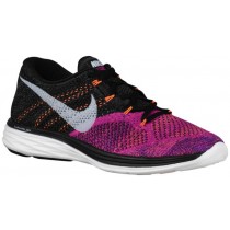 Nike Flyknit Lunar 3 Schwarz/Weiß/Fuchsie Blitzen/Hot Lava Damenschuhe