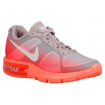 Nike Air Max Sequent Hell Mango/Weiß/Hell Crimson Damen Laufschuh