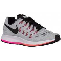 Damen Nike Air Zoom Pegasus 33 Rein Platin/Cool Grau/Rosa Blast/Schwarz Running Schuhe