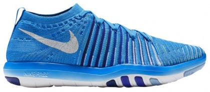 Nike Free Transform Flyknit Blau Glühen/Weiß/Dunkel Royal/Rennfahrer Blau Damen Damen-Trainingsschuh