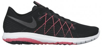 Nike Flex Fury 2 Schwarz/Hyper Rosa/Anthrazit/Metallic Hämatit Damen Schuhschaft