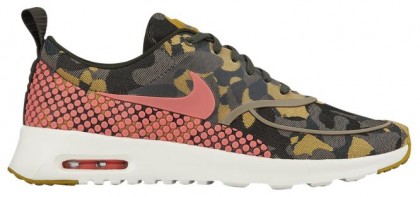 Nike Air Max Thea Jacquard Premium Wüste Camo/Hot Lava/Dunkel Citron/Sequoia Damenschuh