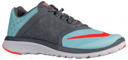 Nike Fs Lite Run 3 Damen Sneakers Copa/Cool Grau/Weiß/Hyper Orange