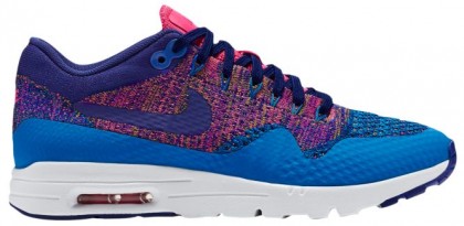 Nike Air Max 1 Ultra Flyknit Foto Blau/Dunkel Royal Blau Damen Laufschuh