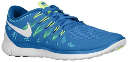 Herren Nike Free 5.0 Militär Blau/Polarized Blau/Midnacht Marine/Weiß Laufschuhe