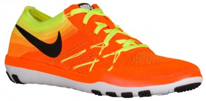 Nike Free Tr Focus Flyknit Damen Schuhschaft Gesamt Orange/Schwarz/Volt