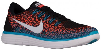 Nike Free Rn Distance Schwarz/Weiß/Hyper Orange/Blau Lagoon Herren Runningschuh