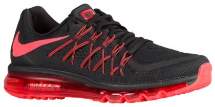 Nike Air Max 2015 Herren Sportschuhe Schwarz/Hell Crimson