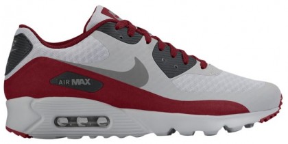 Nike Air Max 90 Ultra Essential Herrensneake Wolf Grau/Schwarz/Team Rot/Dunkel Grau