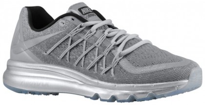 Herren Nike Air Max 2015 Premium Reflektierend Silber Turnschuhe