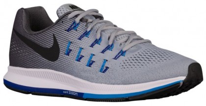 Nike Air Zoom Pegasus 33 Wolf Grau/Blau Glühen/Eintracht/Schwarz Herren Runningschuh