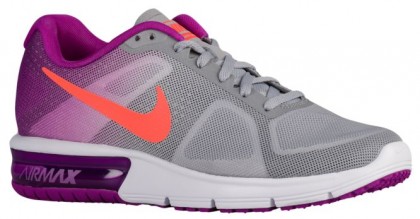 Nike Air Max Sequent Wolf Grau/Farbig Perle/Weiß/Hyper Orange Damen Sneakers