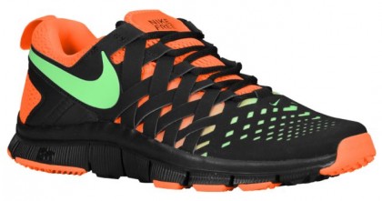 Nike Free Trainer 5.0 Weave Schwarz/Neo Hellgrün/Gesamt Orange Herren Schuhschaft
