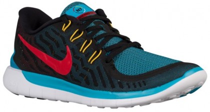 Nike Free 5.0 2015 N7 Schwarz/University Rot/Dunkel Türkis/Weiß Herren Laufschuhe
