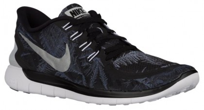 Nike Free 5.0 2015 Schwarz/Reflektierend Silber/Rein Platin Herren Runningschuh