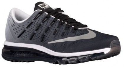 Herren Nike Air Max 2016 Schwarz/Weiß/Reflektierend Silber/Drucken Running Schuhe