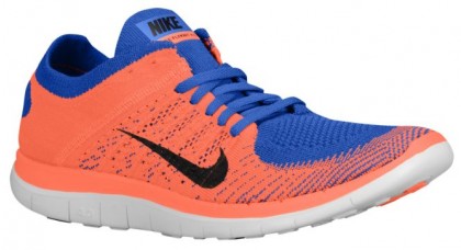 Nike Free 4.0 Flyknit Herren Trainingsschuhe Game Royal/Hyper Crimson/Schwarz