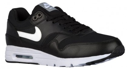 Nike Air Max 1 Ultra Essentials Schwarz/Weiß/Schläue/Rein Platin  Damenschuh