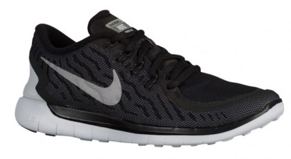 Nike Free 5.0 2015 Flash Damen Runningschuh Schwarz/Cool Grau/Rein Platin/Reflektierend Silber