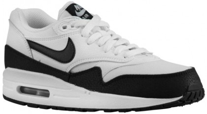 Nike Air Max 1 Essential Damen Sportschuhe Weiß/Metallic Silber/Schwarz