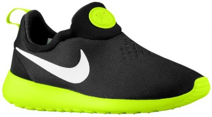 Nike Roshe One Slip On Herrenschuh Schwarz/Volt/Weiß
