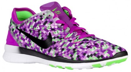 Nike Free 5.0 Tr Fit 5 Farbig Perle/Schwarz/Voltage Grün Damen Trainingsschuh