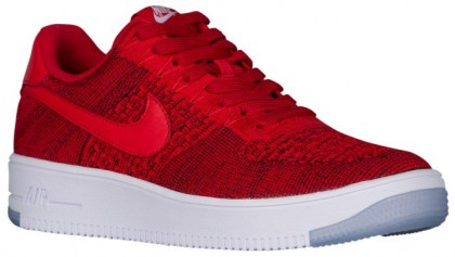Nike Air Force 1 Ultra Flyknit Low Herren Athletic Shoes University Rot/Weiß