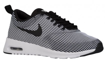 Nike Air Max Thea Jacquard Schwarz/Weiß/Metallic Silber Damen Sneakers