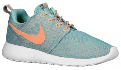 Nike Roshe One Damen Runningschuh Diff Jade/Med Orewood Braun/Weiß/Atomar Orange