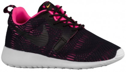 Nike Roshe One Premium Hyper Damen Sneakersnstuff Schwarz/Rosa Blast/Laser Orange