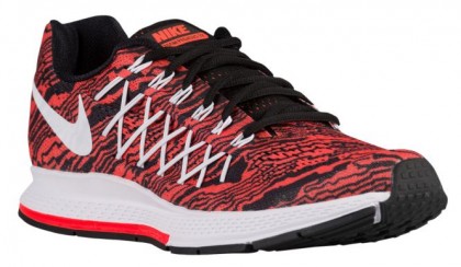 Herren Nike Air Zoom Pegasus 32 Gesamt Crimson/Schwarz/Weiß/Drucken Schuhschaft