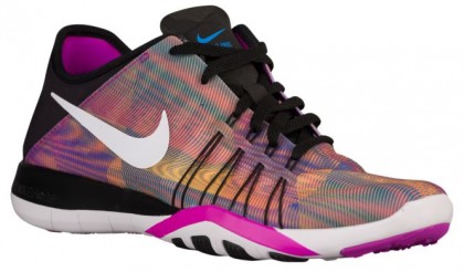 Nike Free Tr 6 Damen Laufschuh Schwarz/Weiß/Hyper Violett/Foto Blau