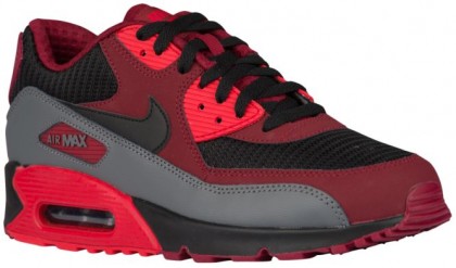 Nike Air Max 90 Essential Herrensneake Team Rot/Schwarz/University Rot/Dunkel Grau