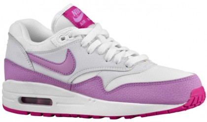 Nike Air Max 1 Essential Weiß/Fuchsie Blitzen  Damenschuh