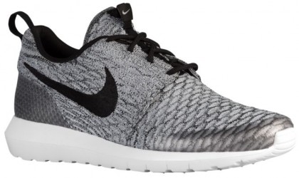 Nike Roshe One Flyknit Herren Schuhschaft Wolf Grau/Schwarz/Weiß