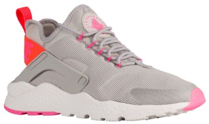 Nike Air Huarache Run Ultra Damen Laufschuh Licht Eisern Ore/Gesamt Crimson/Rosa Blast