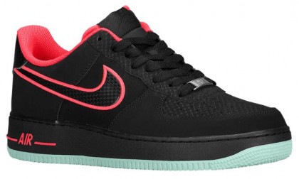Nike Air Force 1 Low Schwarz/Crimson/Grün Herren Basketball