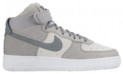 Damen Nike Air Force 1 High Premium Suede Matte Silber/Deutlich Grau/Rein Platin Sportschuheschuhe