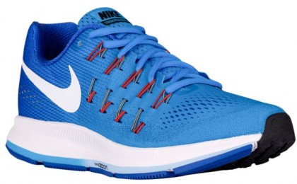 Nike Air Zoom Pegasus 33 Hypernational Damen Running Schuhe Blau Glühen/Rennfahrer Blau/Blaucap/Weiß