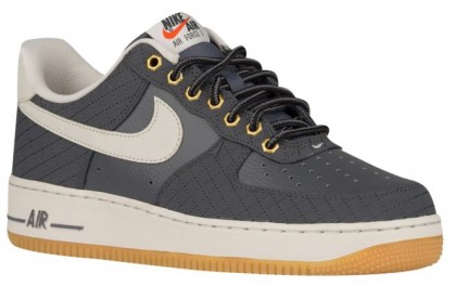 Herren Nike Air Force 1 Low Grau/Braun Sportschuhe